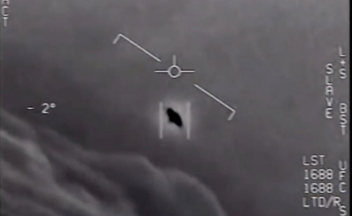 radar heat imagery of an unidentified object in the sky